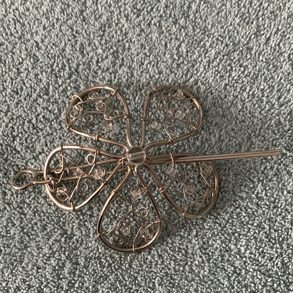 Silver Hair Clip